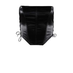 Tiger mist lace up sides reflective corset